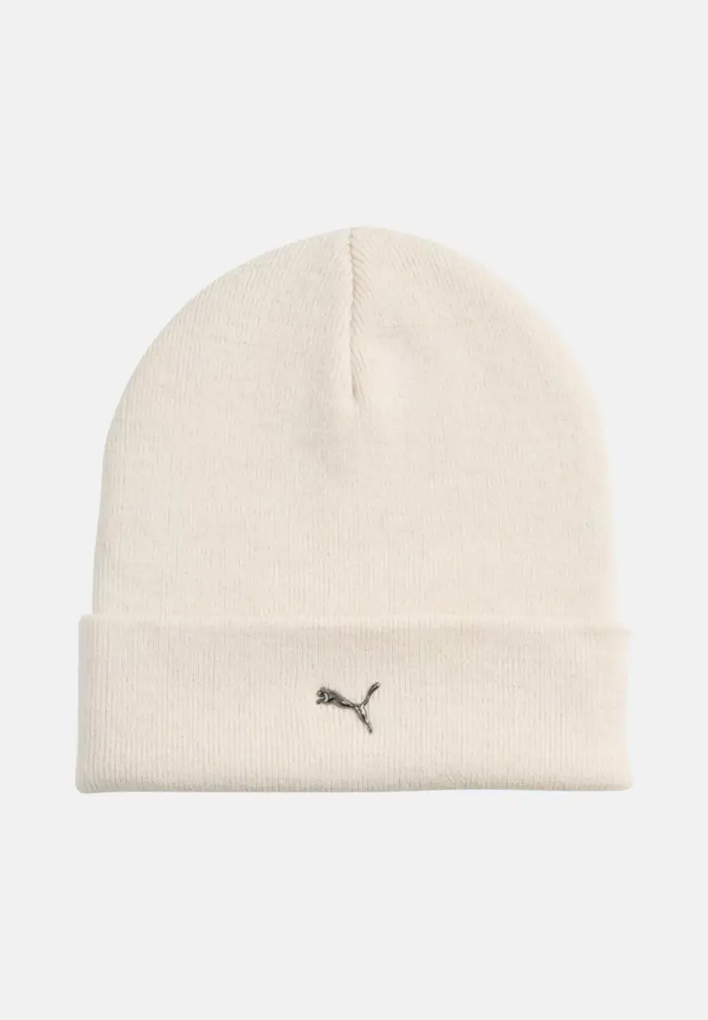 Berretto di lana Puma Metal Cat High Crown panna per uomo e donna