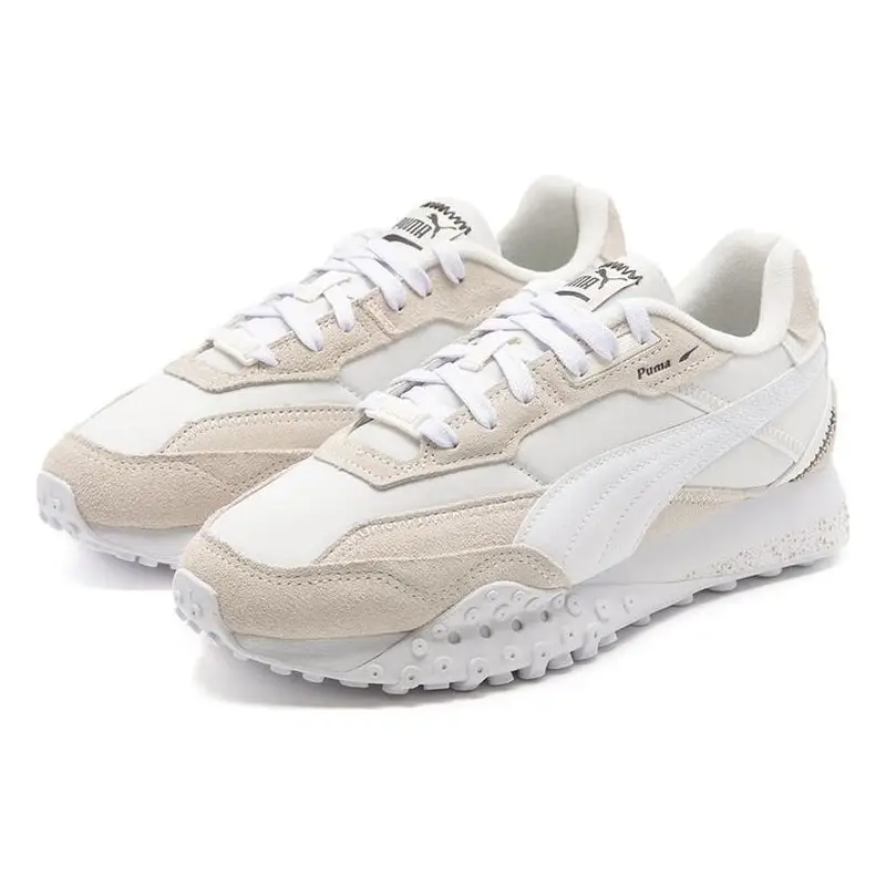 Blacktop Rider Bianco Caldo Sneakers Unisex Crema 392725-01 42 5 miniatura 5