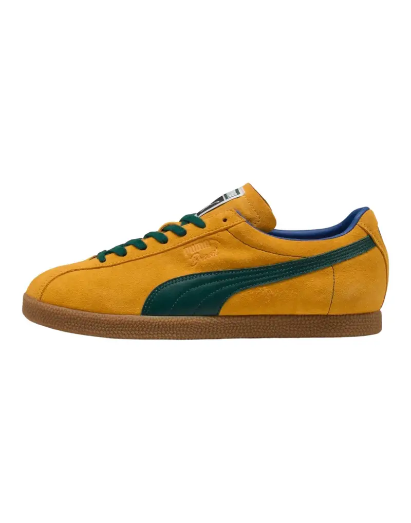 Puma Brasil sneakers in suede unisex - Tangerine-Dark Myrtle UK 4 - US 5 - EU 37