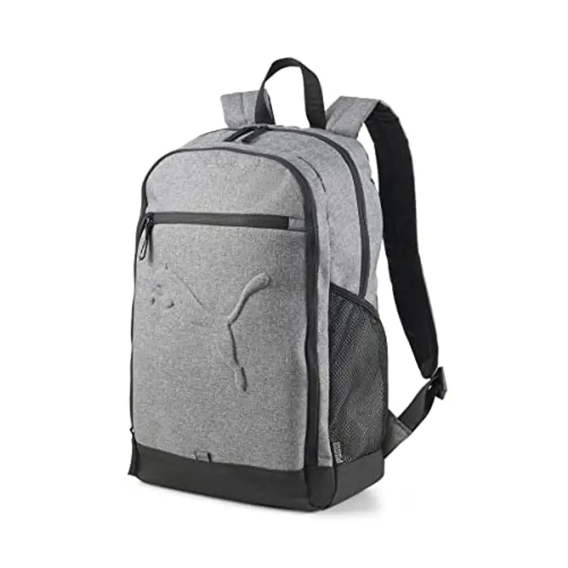 PUMA Buzz Backpack, Zaino Unisex, Grigio mélange Medio, Taglia Unica