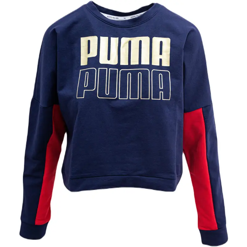 Camicetta Puma Modern Sport Crew Sweat. Blu. Donne | Puma