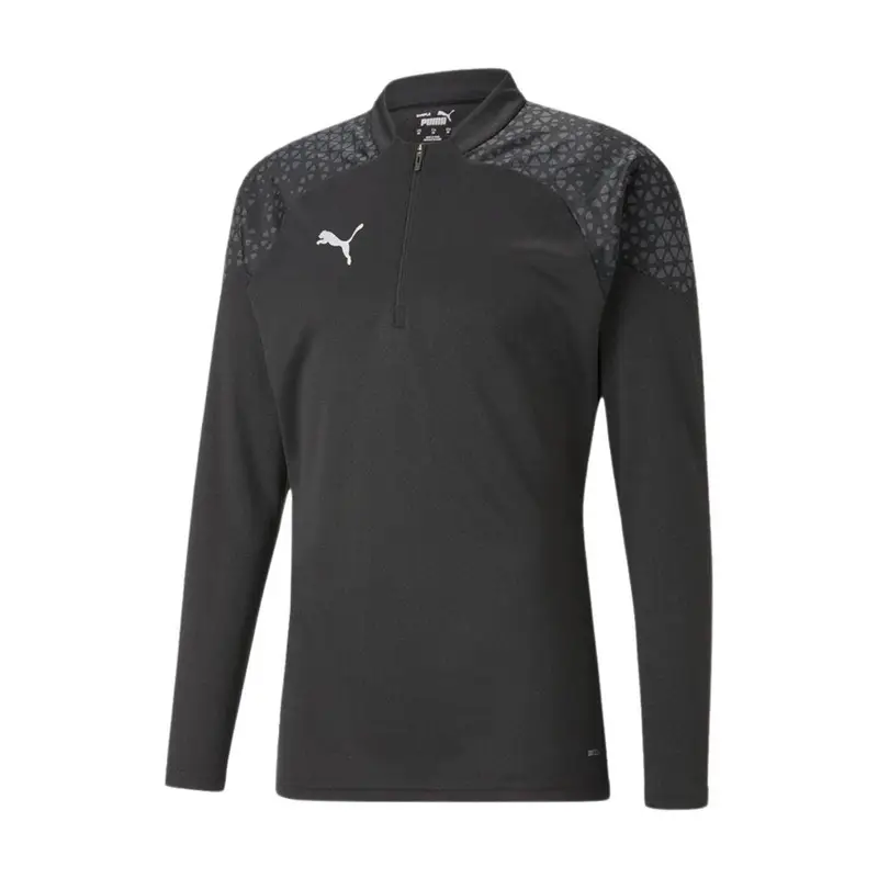 Camicetta Puma Teamcup 14 Zip Sweatshirt. Nero. Uomini | Puma