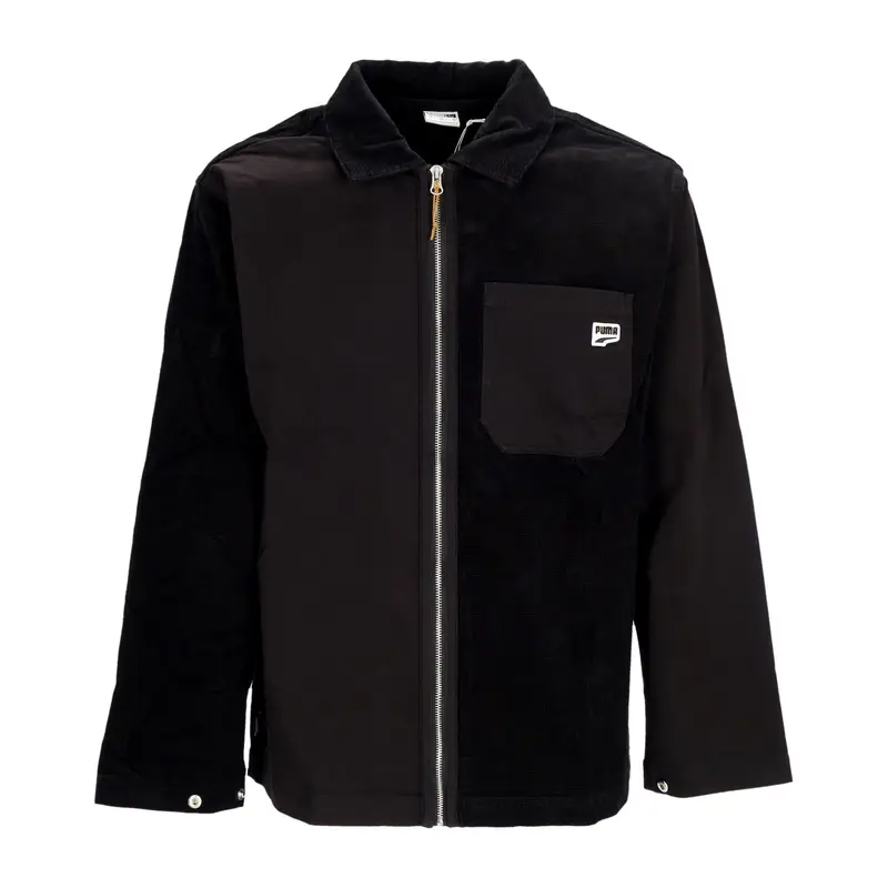 Camicia Manica Lunga Uomo Downtown Corduroy Shirt Black