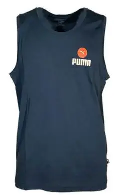 Canotta uomo puma basket bppo "chilli powder" - blu | Puma