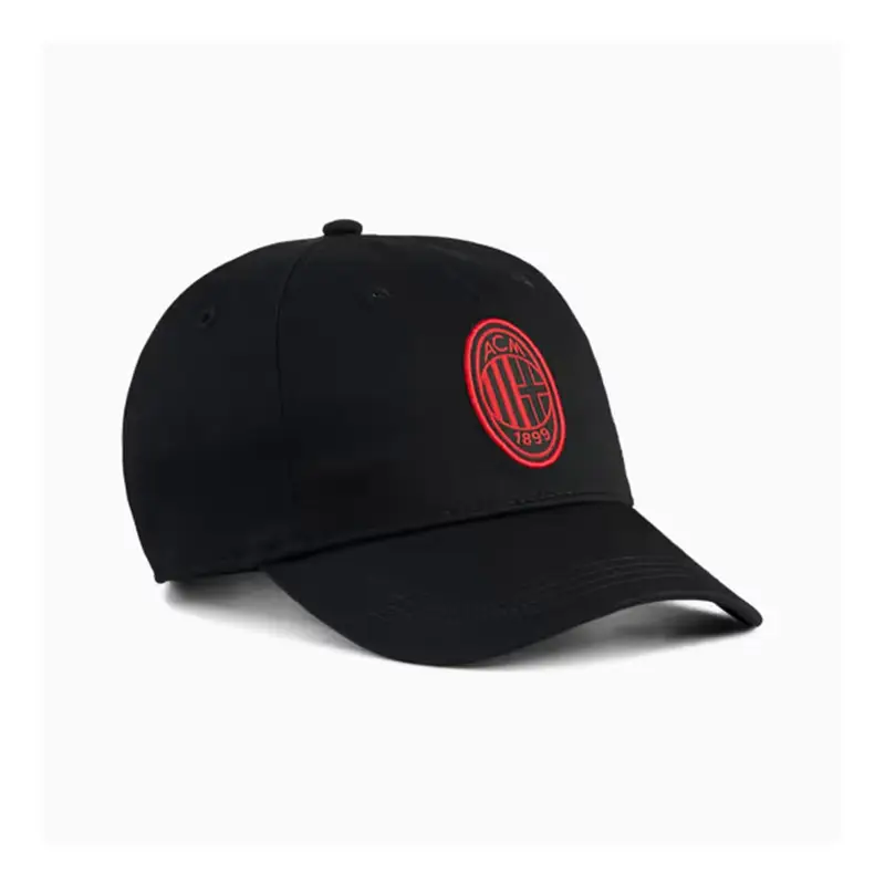 Cappellino Ac Milan Ess Nero Rosso Uomo TU