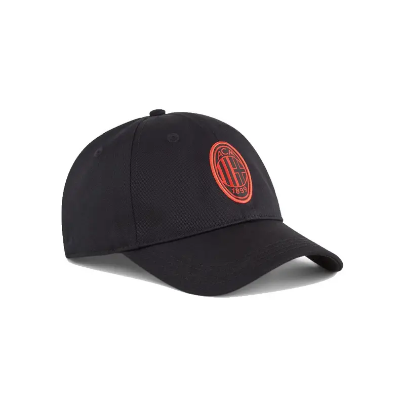 Cappellino Ac Milan Nero Rosso TU
