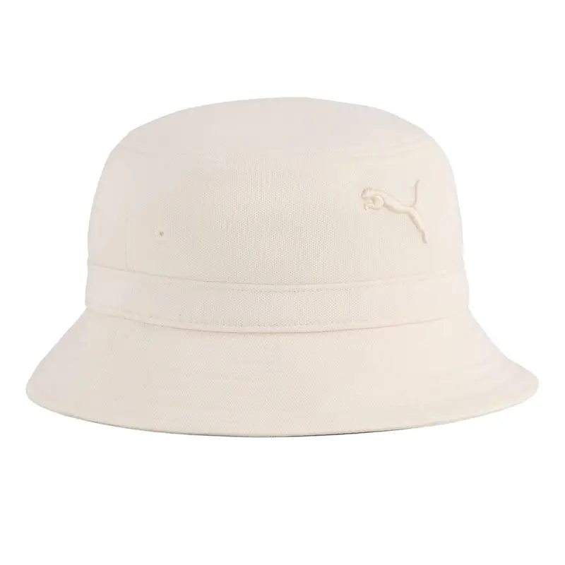 Cappello a Secchiello Premium Essential con Logo Unisex Adulto M bianco