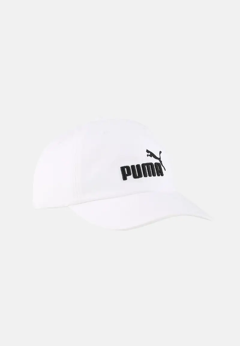 PUMA Cappello con visiera bianco per uomo e donna con logo ESS N. 1