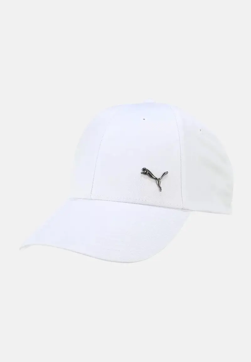 PUMA Cappello con visiera ESS Metal PUMA Cat bianco per uomo e donna
