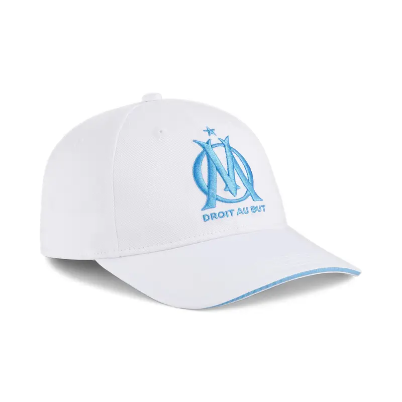 Cappello squadra Olympique de Marseille PUMA White Bleu Azur Blue | Puma Bianco