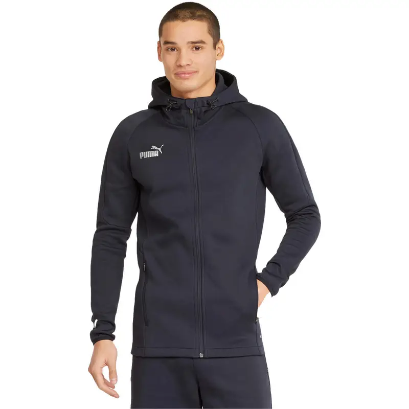 Cappuccio Puma Teamfinal Casuals Hooded Jkt Blu Uomini | Puma