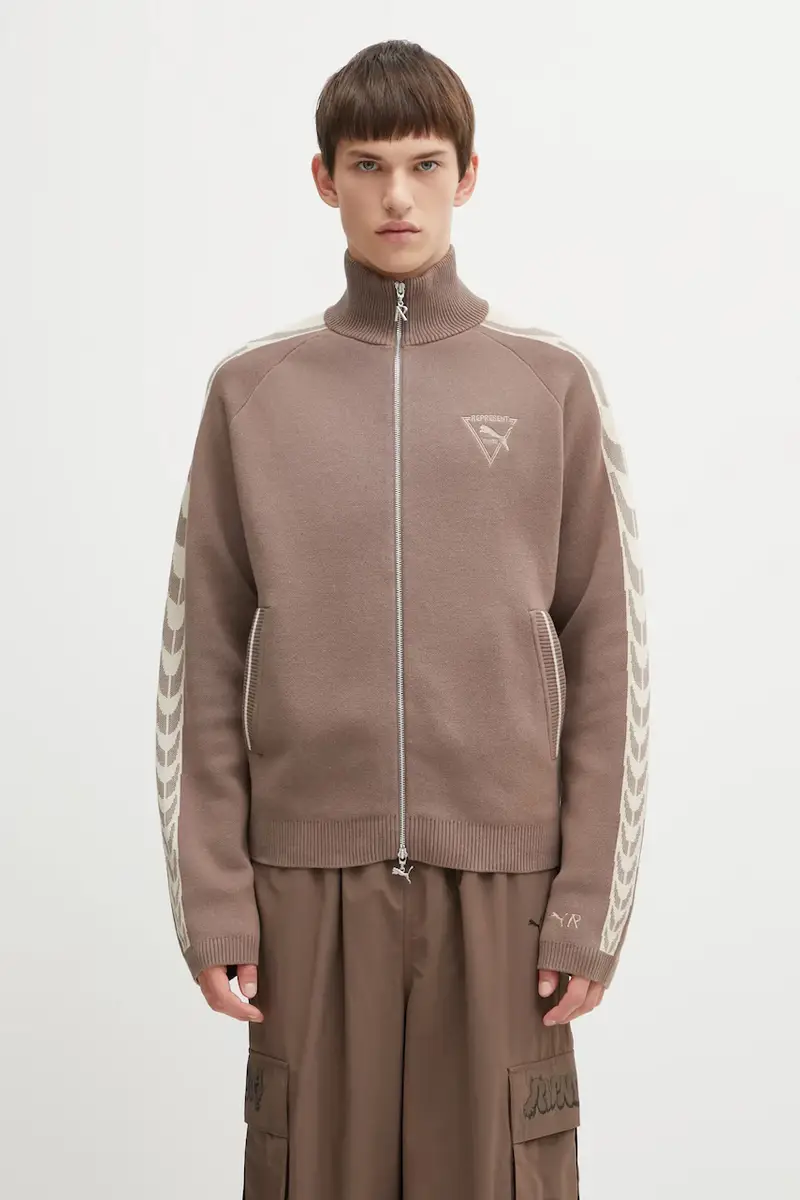 Puma Cardigan Uomo Marrone 3121710