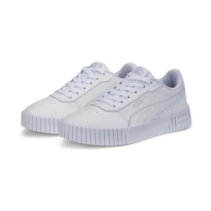 PUMA Carina 2.0 Jr, Sneaker, White White Silver, 37 EU miniatura 2