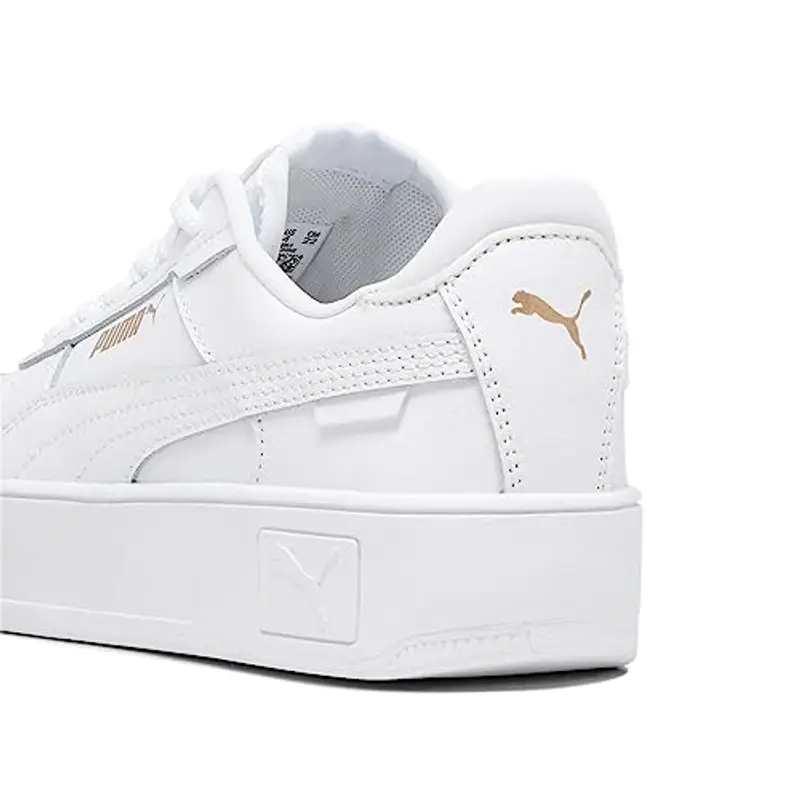 PUMA Carina Street Jr, Sneaker, White White Gold, 37.5 EU miniatura 2