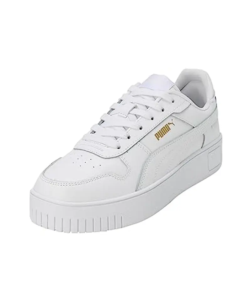 PUMA Carina Street, Sneaker Donna, White White Gold, 37.5 EU