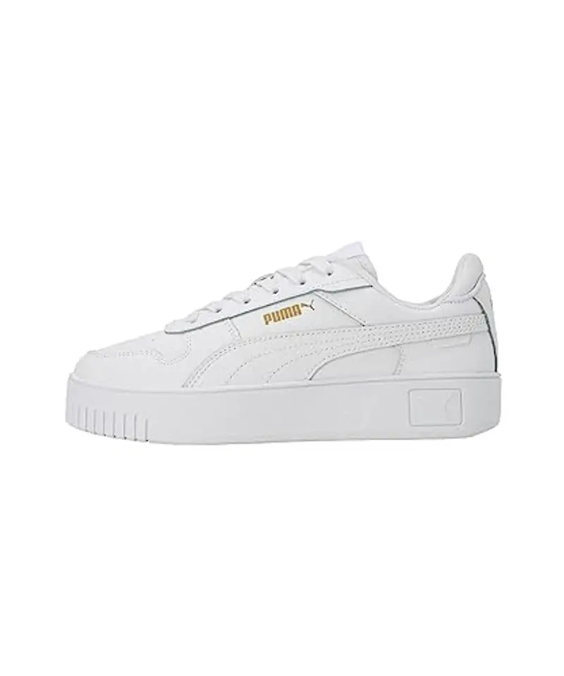 PUMA Carina Street, Sneaker Donna, White White Gold, 37.5 EU miniatura 2