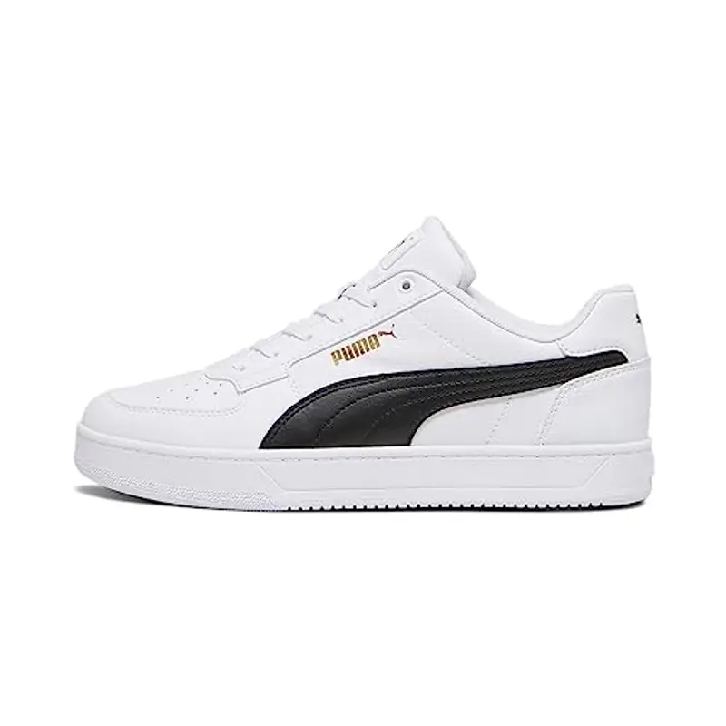 PUMA Caven 2.0, Sneaker Unisex-Adulto, White Black Gold, 45 EU