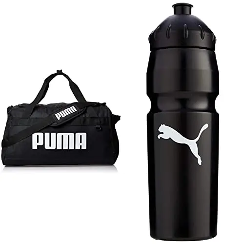 PUMA Challenger Duffel Bag S, Borsone Unisex Adulto, Black, Taglia Unica & New, Bottiglia Acqua Unisex-Adulto, Nero