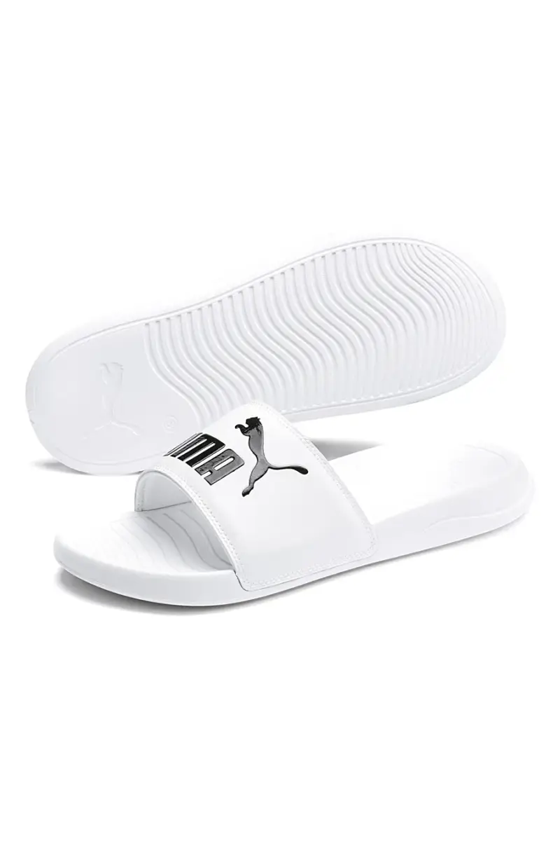 Ciabatte Bianche e Nere PUMA POPCAT 20 [BIANCO miniatura 5