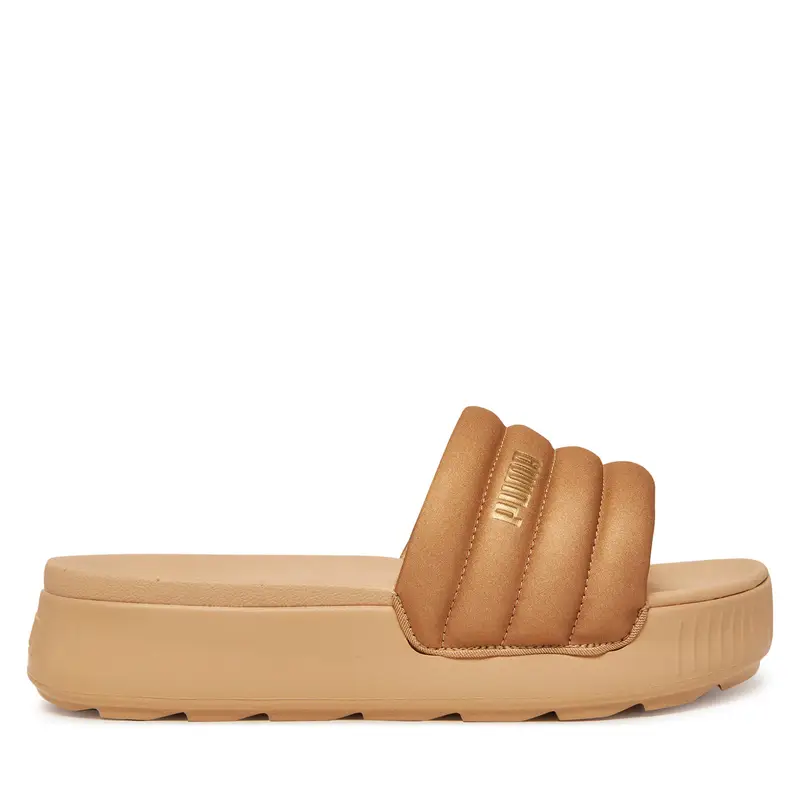 Ciabatte Puma Karmen Slide Puffy Wns Aqua Metallics PU 400679 02 Oro