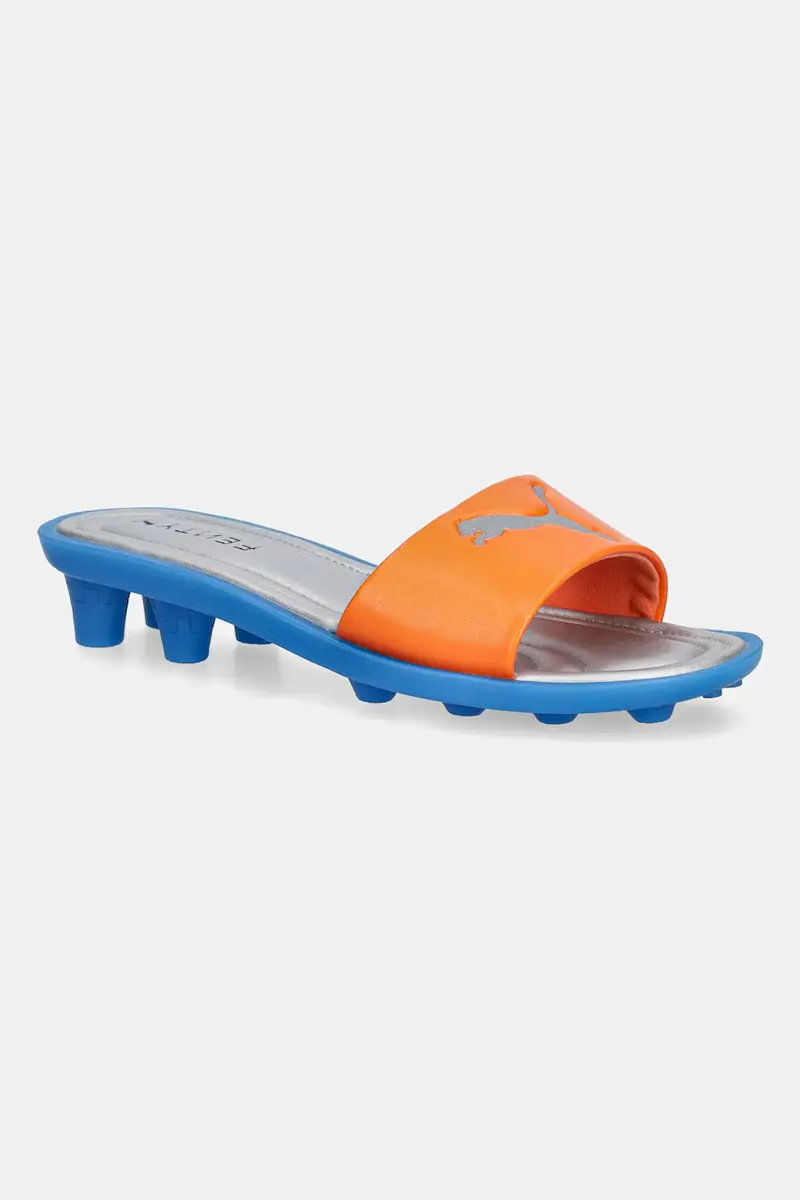 ciabatte slide PUMA x FENTY donna colore blu 405980