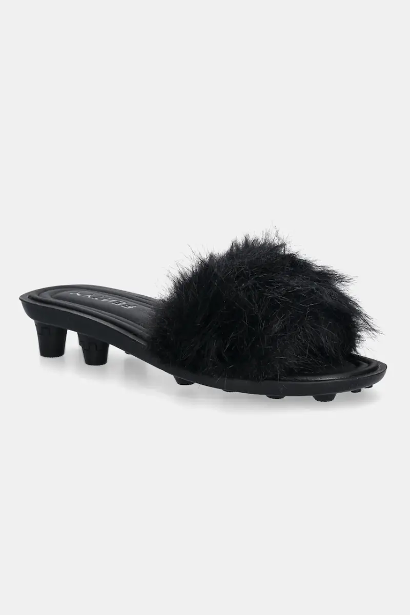 ciabatte slide PUMA x FENTY donna colore nero 404768