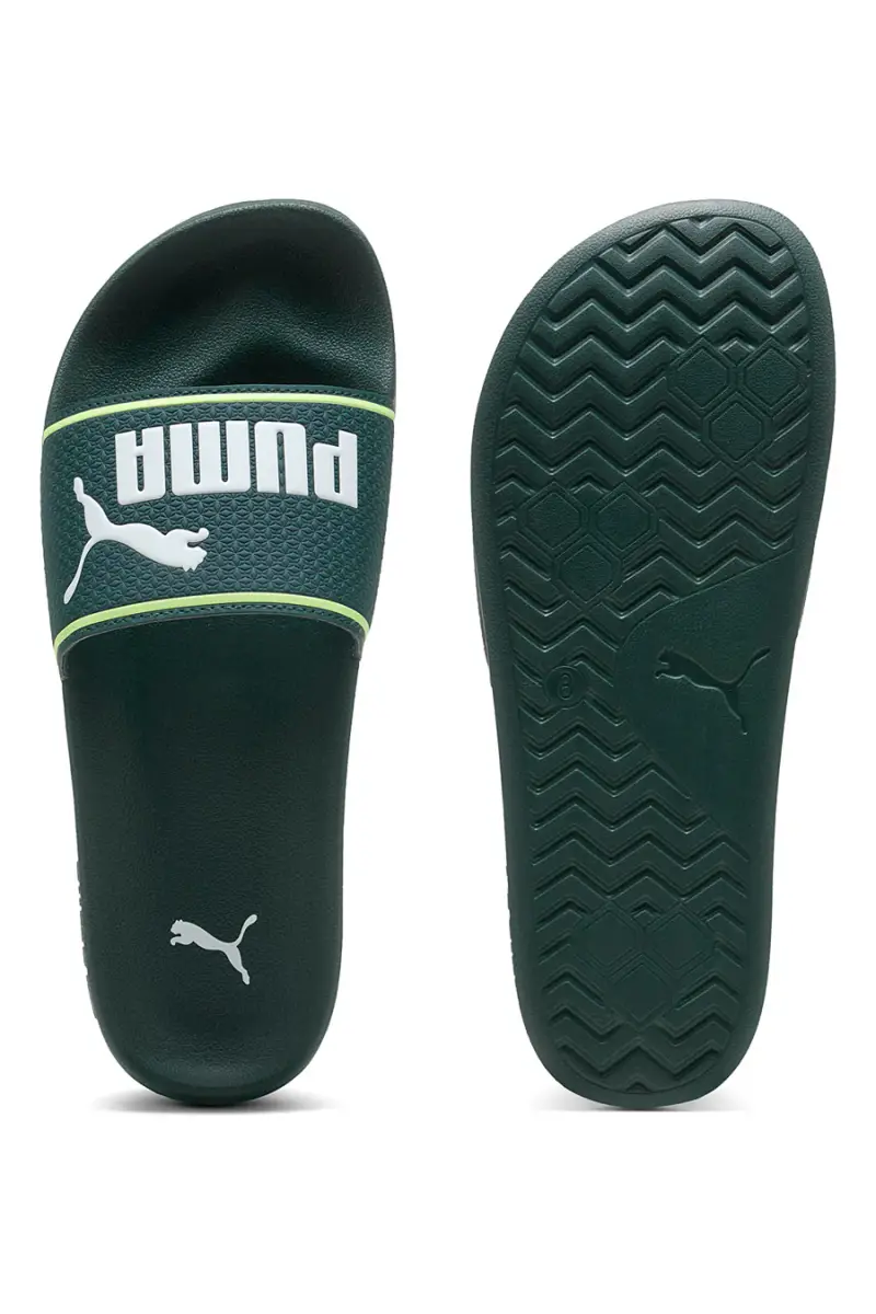 Ciabatte verde scuro con fascia imbottita Puma Leadcat 2 0 [VERDE] miniatura 4