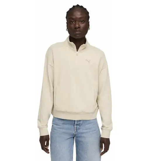 Class Relaxed W - felpa - donna Beige