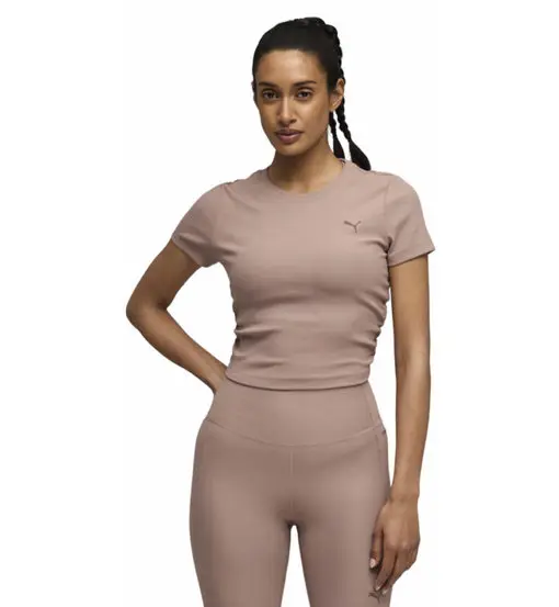 Cloudspun Rib W - T-shirt - donna Light Pink