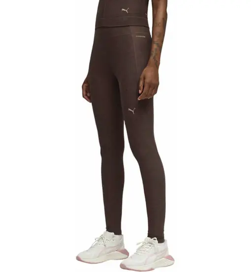 Cloudspun W - leggings fitness - donna Dark Brown