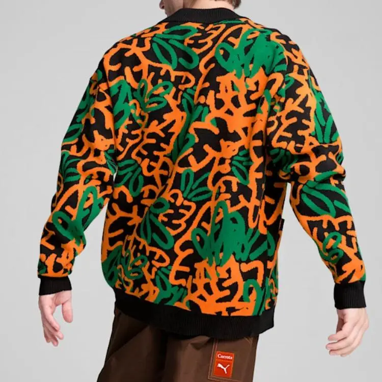 Puma Maglia Unisex Multicolor Scollo a V con Bottoni miniatura 5