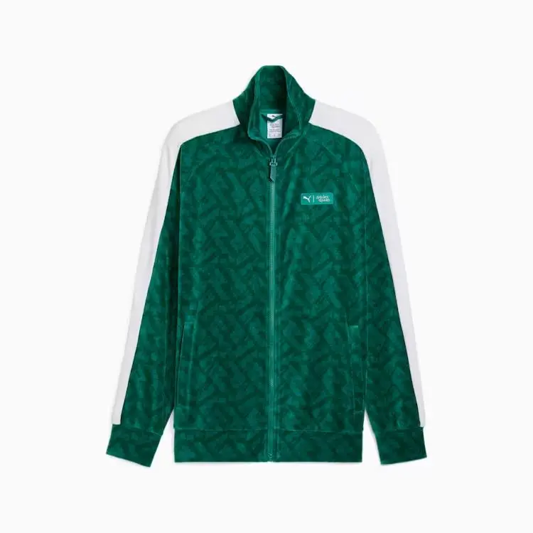 Collaborazione Puma X Squid Game Giacca a maniche lunghe da uomo comoda versatile alla moda Giacca verde 627428-86 L