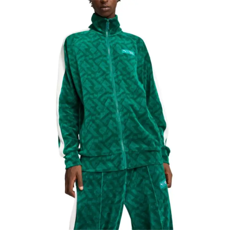 Collaborazione Puma X Squid Game Giacca a maniche lunghe da uomo comoda versatile alla moda Giacca verde 627428-86 XS miniatura 3