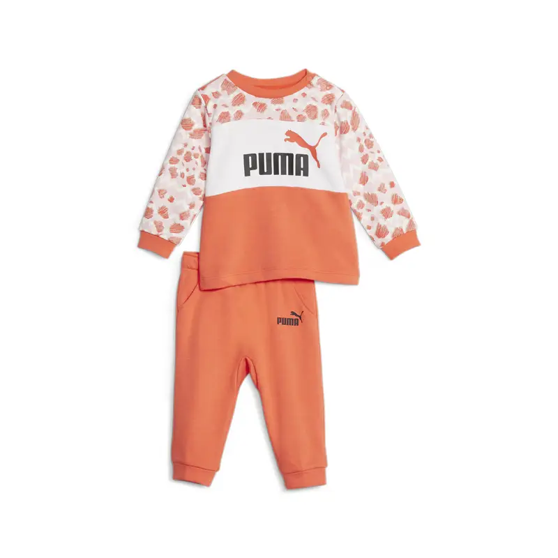 Completo jogger Essential Mix Match per bimbi ai primi passi PUMA | Puma Arancione
