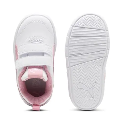 PUMA COURTFLEX V3 Dotty V Inf, Sneaker Bimba 0-24, White-PINKSCAPE miniatura 3