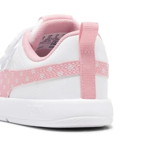 PUMA COURTFLEX V3 Dotty V Inf, Sneaker Bimba 0-24, White-PINKSCAPE miniatura 2