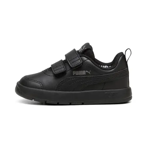 PUMA Courtflex V3 V Inf, Sneaker Unisex-Bimbi 0-24, Black Black