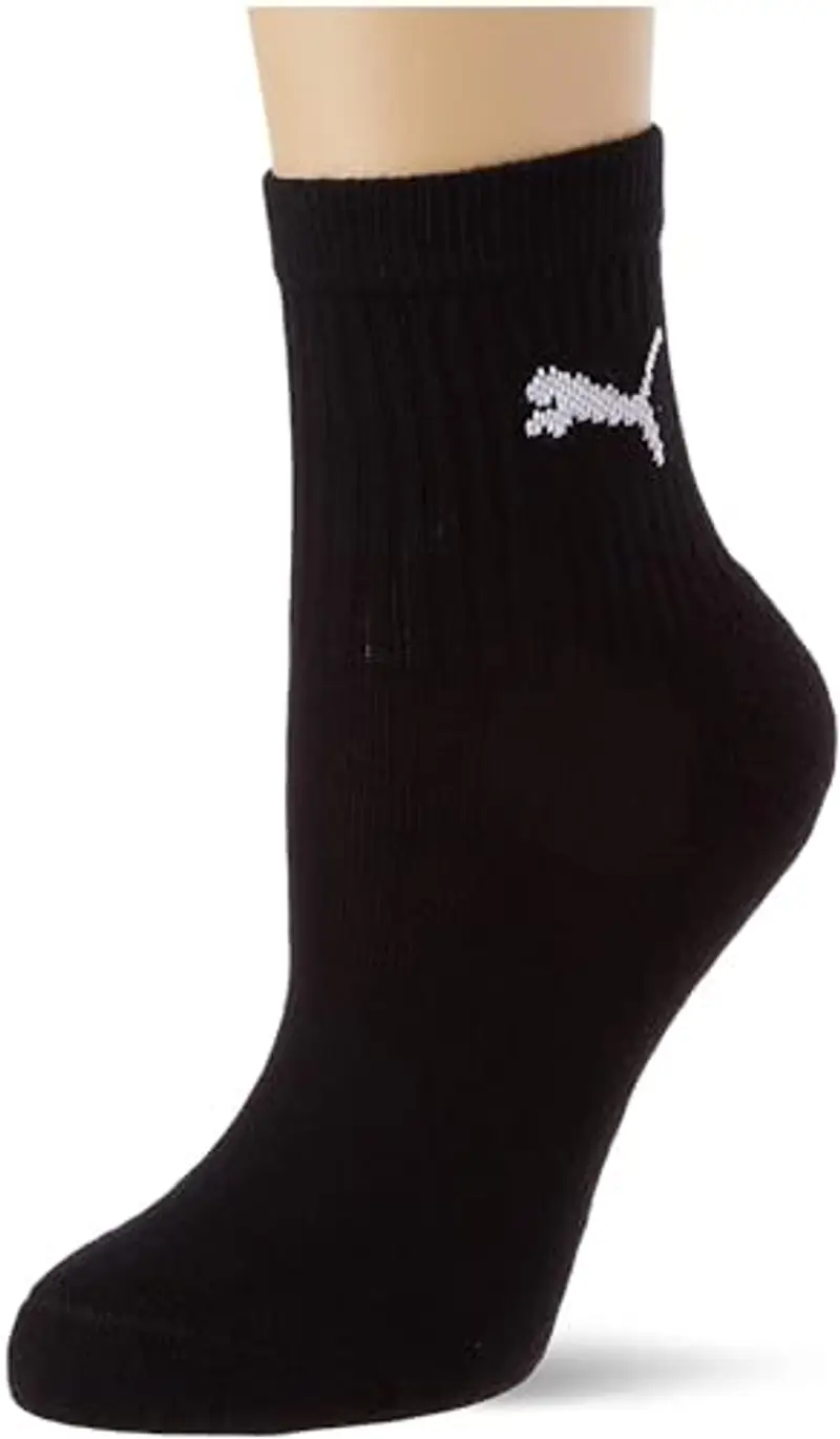 PUMA Crew, Calzini Unisex - Bambini e Ragazzi, Nero, 31-34 (Pacco da 3) miniatura 2