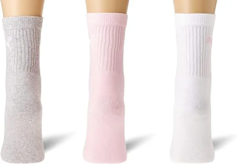 PUMA Crew, Calzini Unisex - Bambini e Ragazzi, Rosa, 27-30 (Pacco da 3) miniatura 3