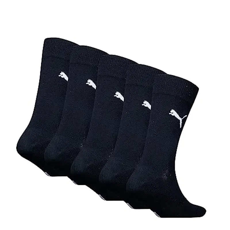 PUMA Easy Rider Junior 5p, Calzini Unisex - Bambini e ragazzi, Nero, 23-26 miniatura 2