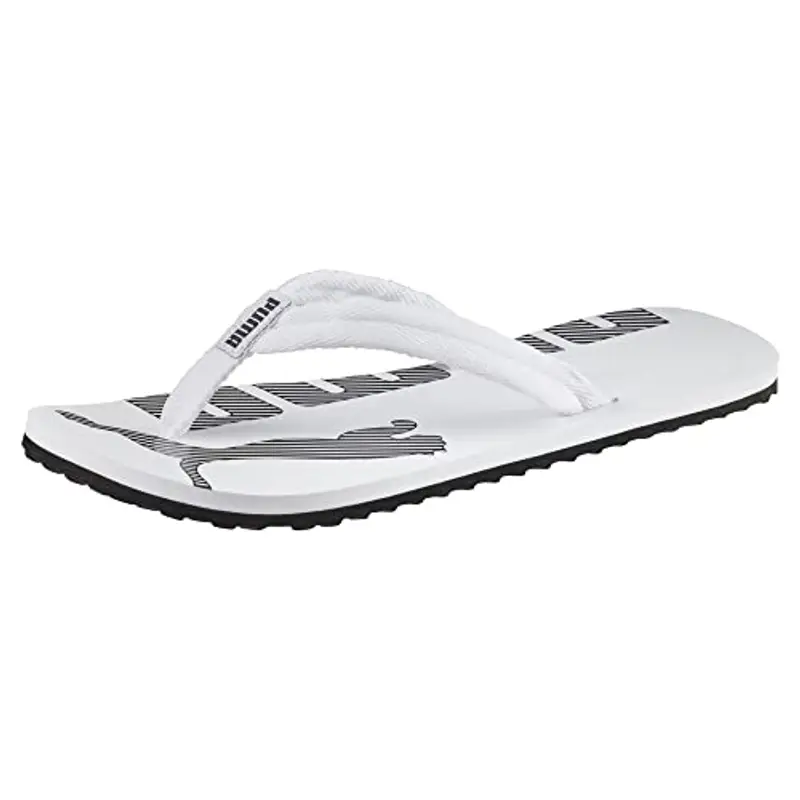 PUMA Epic Flip v2, Flop Unisex-Adulto, White-Black, 46 EU