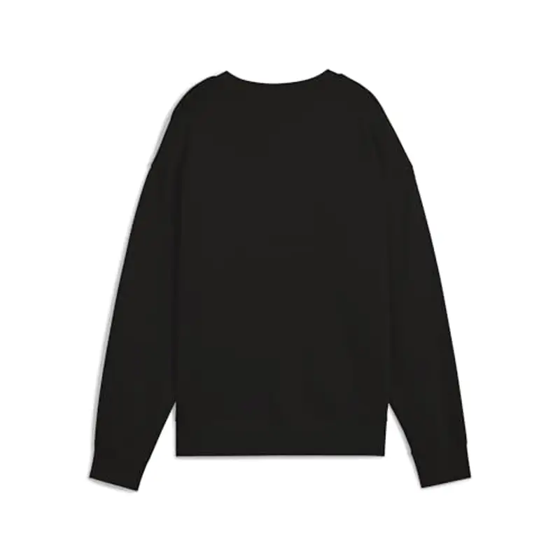 PUMA Ess Elevated Comfort Crew TR, Felpa con Cappuccio Bambina, PUMA Black, M miniatura 2