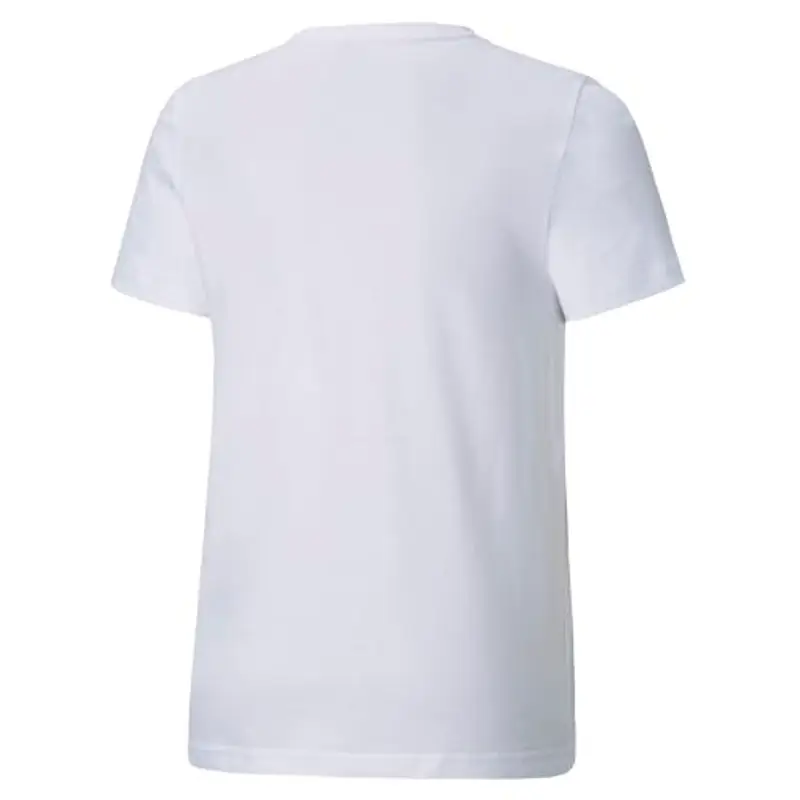 PUMA Ess Logo Tee B, Maglietta Bambino, PUMA White, 128 miniatura 2