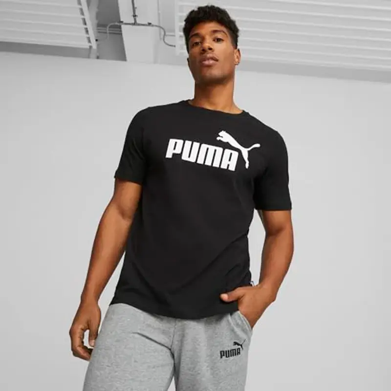Puma T-shirt Uomo Nero 801727 miniatura 3