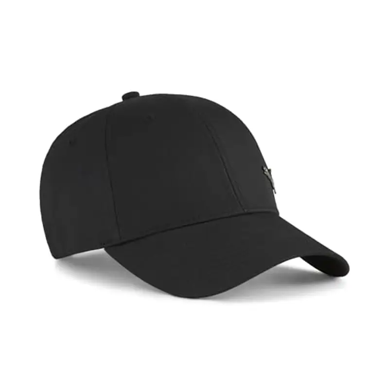 PUMA Ess Metal PUMA Cat BB cap Jr, Cappello Unisex - Bambini, PUMA Black,