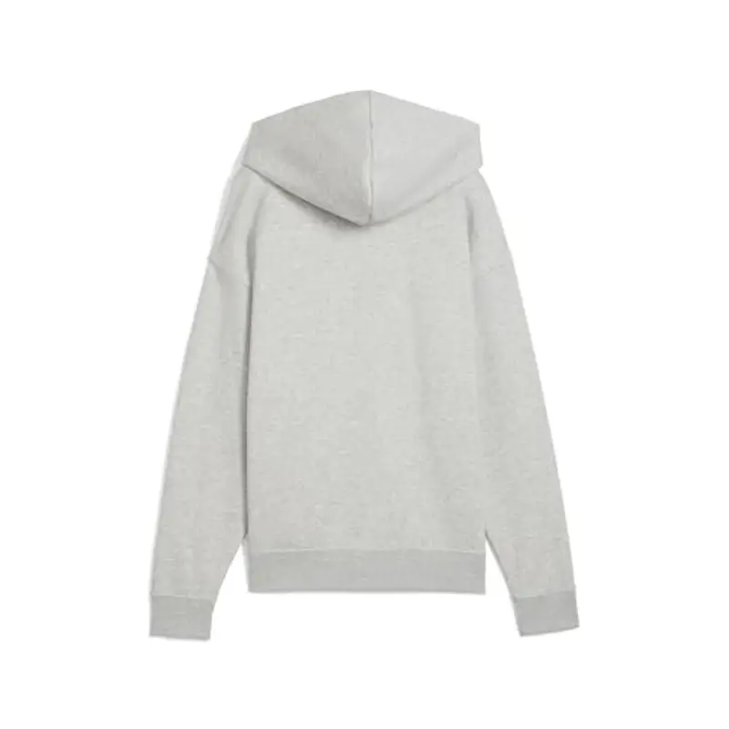 PUMA Ess Small No. 1 Logo Comfort Full-Zip Hoodie FL, Felpa con Cappuccio Bambina, Light Gray Heather miniatura 2