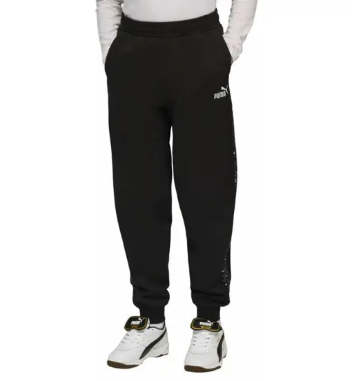 Essential Graphic Animal Jr - pantaloni fitness - bambina Black