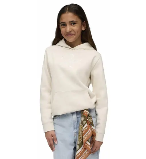 Essential Jr - felpa con cappuccio - bambina Beige