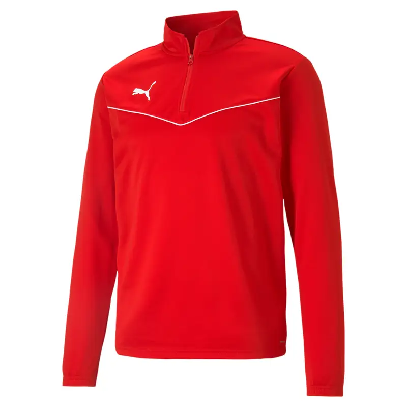 Felpa 1/4 zip Puma teamRISE Rouge