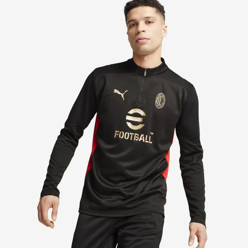 Felpa allenamento calcio adulto AC MILAN | Puma